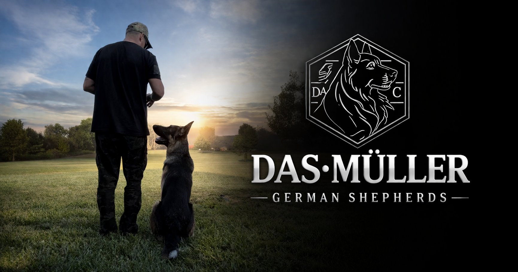 Das Muller German Shepherds logo