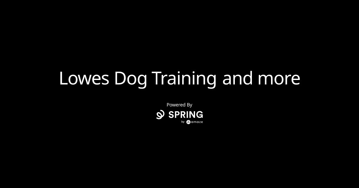 Lowes Knows Dog Training logo