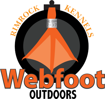 Webfoot Outdoors and Rimrock Kennels logo