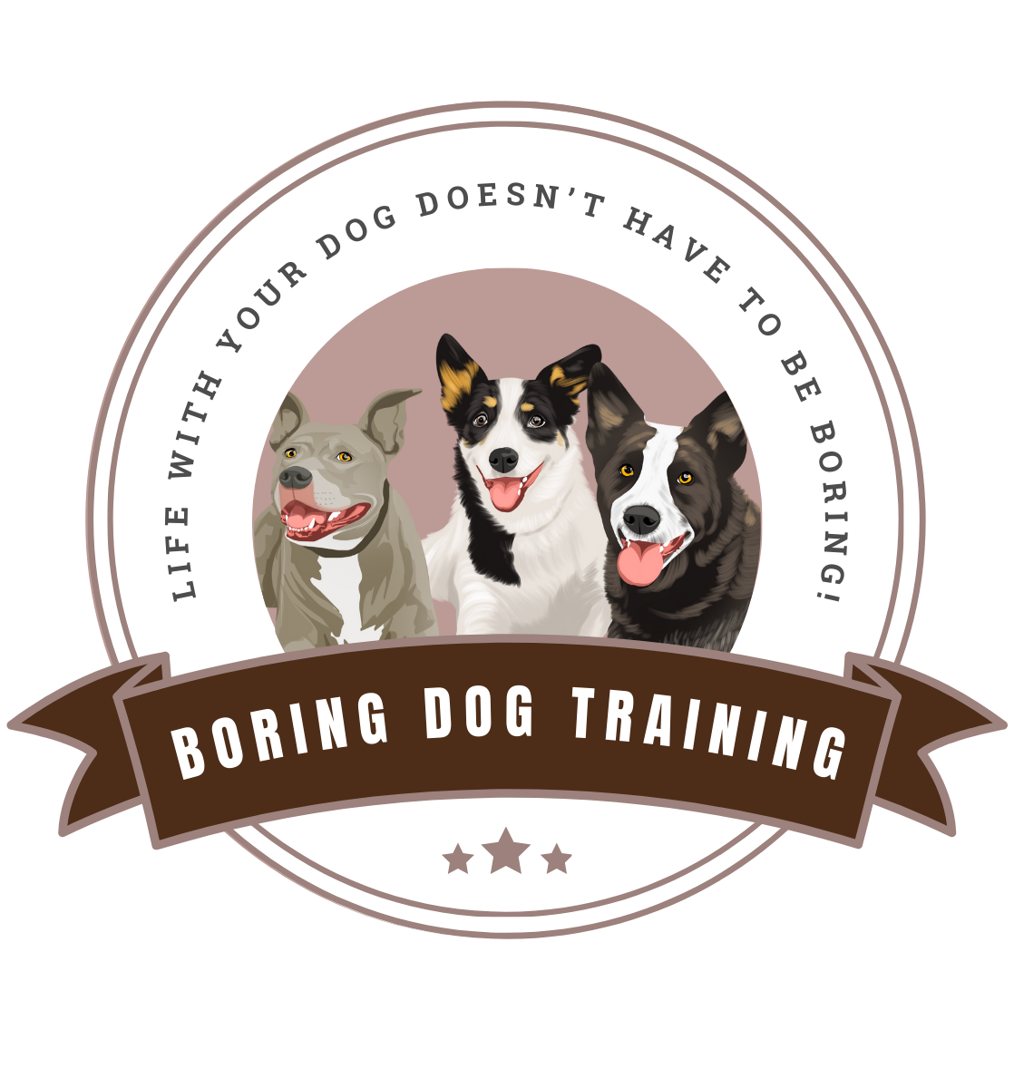 Boring Dog Training logo