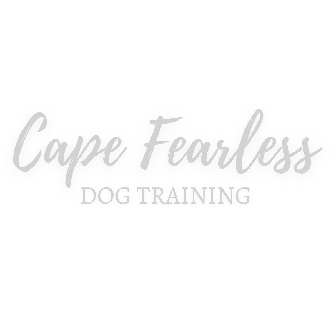 Cape Fearless Dog Training logo