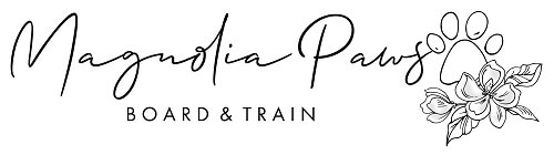 Magnolia Paws Board and Train logo