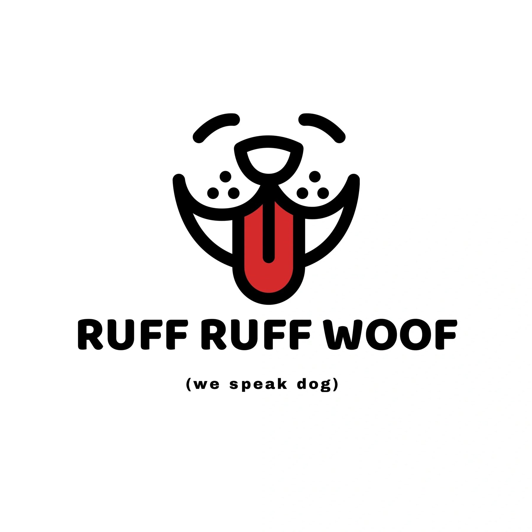 RUFF RUFF WOOF logo