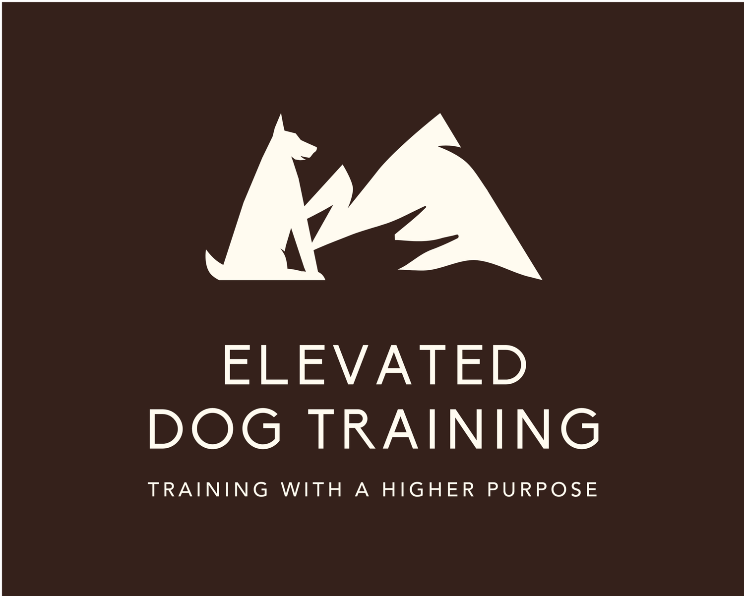 Elevated Dog Training logo