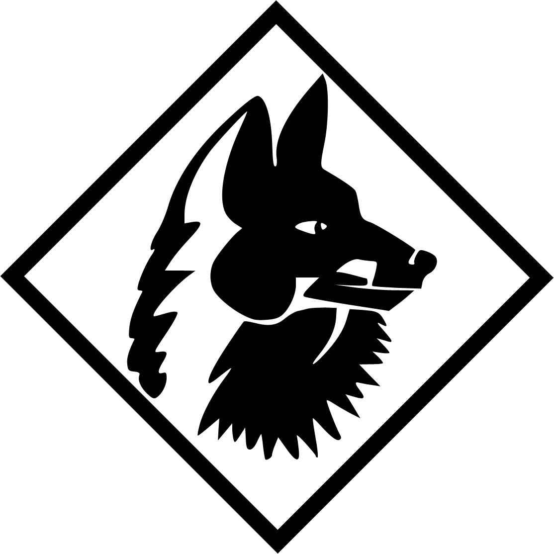 Schwarzer Hund German Shepherds L.L.C. logo