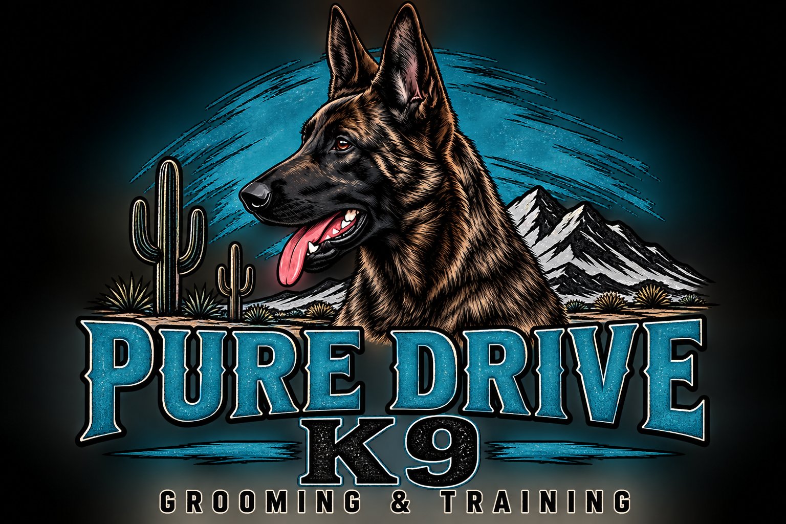 Pure Drive K9 Grooming & Training logo