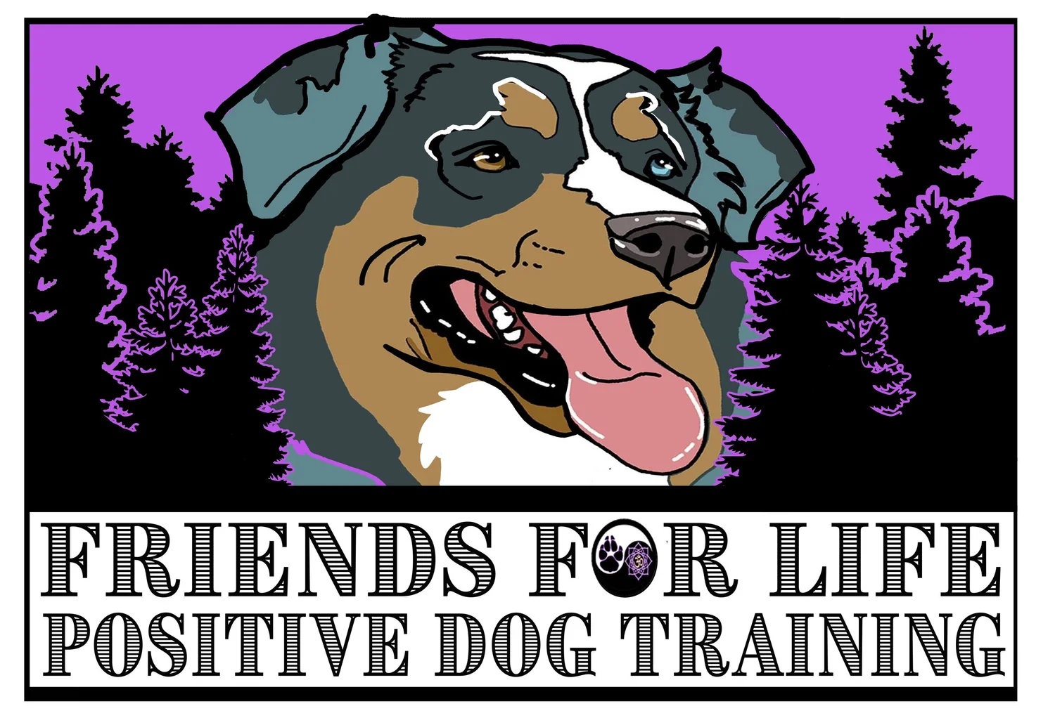 Friends for Life Positive Dog Training LLC logo