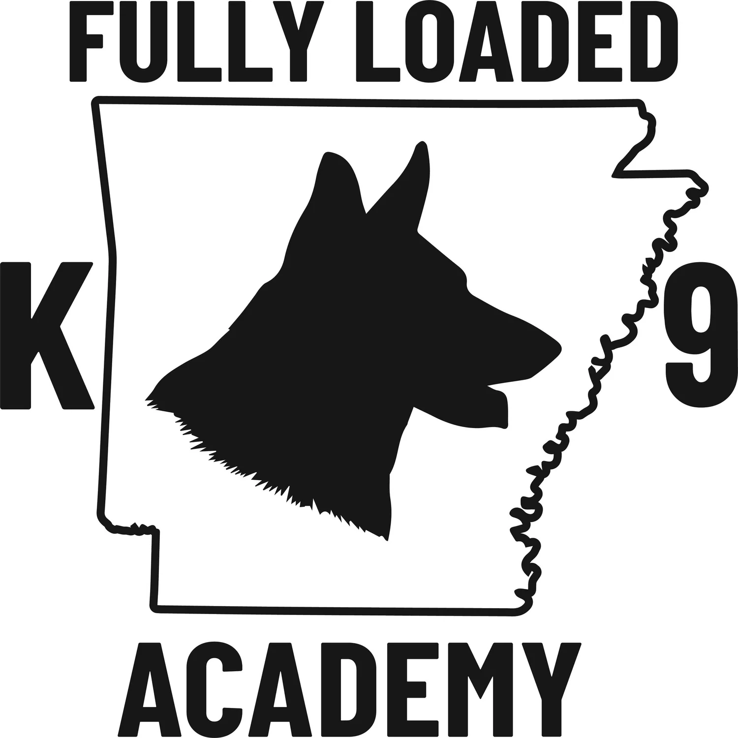 Fully Loaded K9 Academy logo