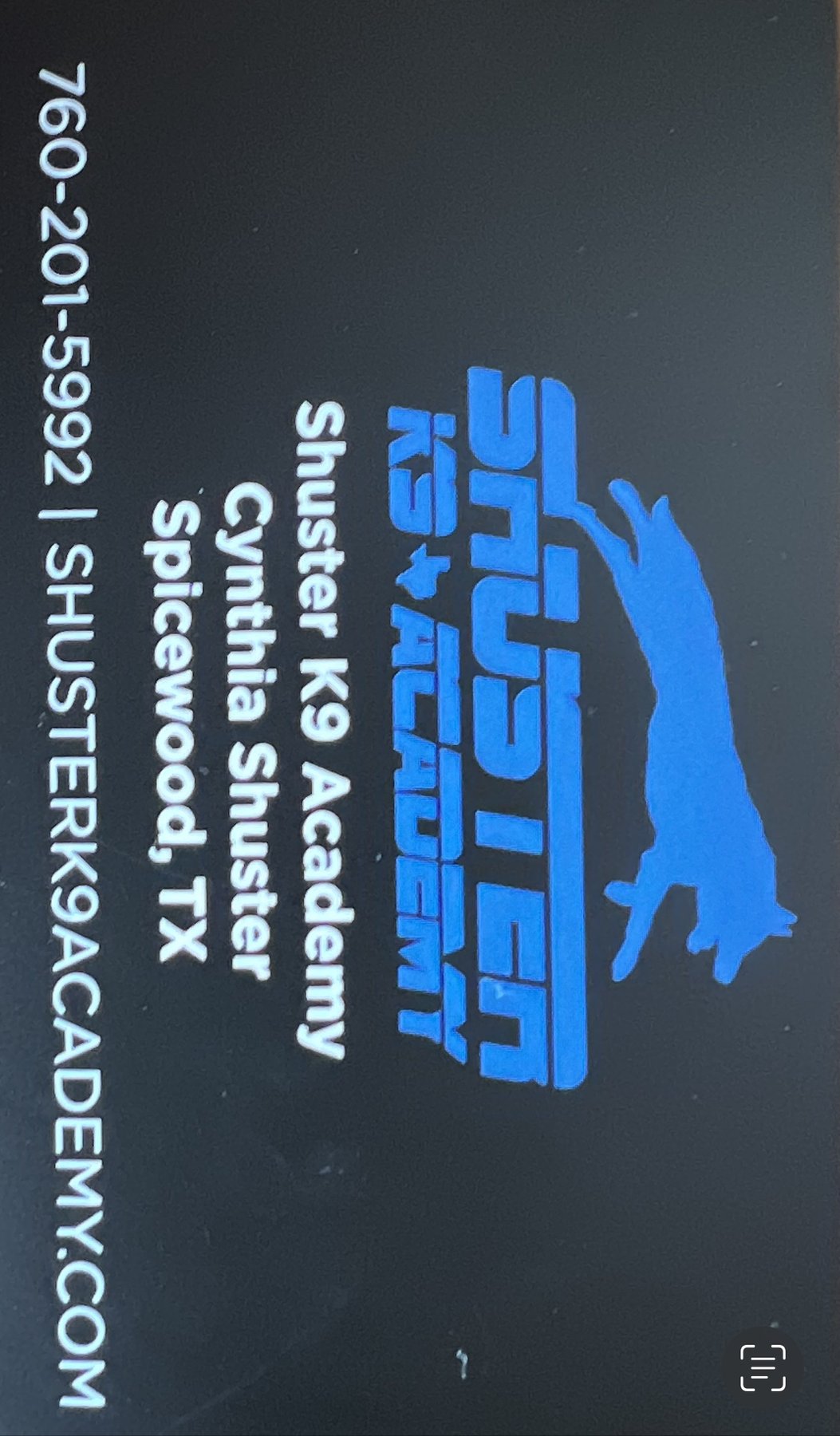 Shuster K9 Academy — dog trainer in Cedar Park, TX