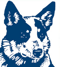 Blue Max Dog logo