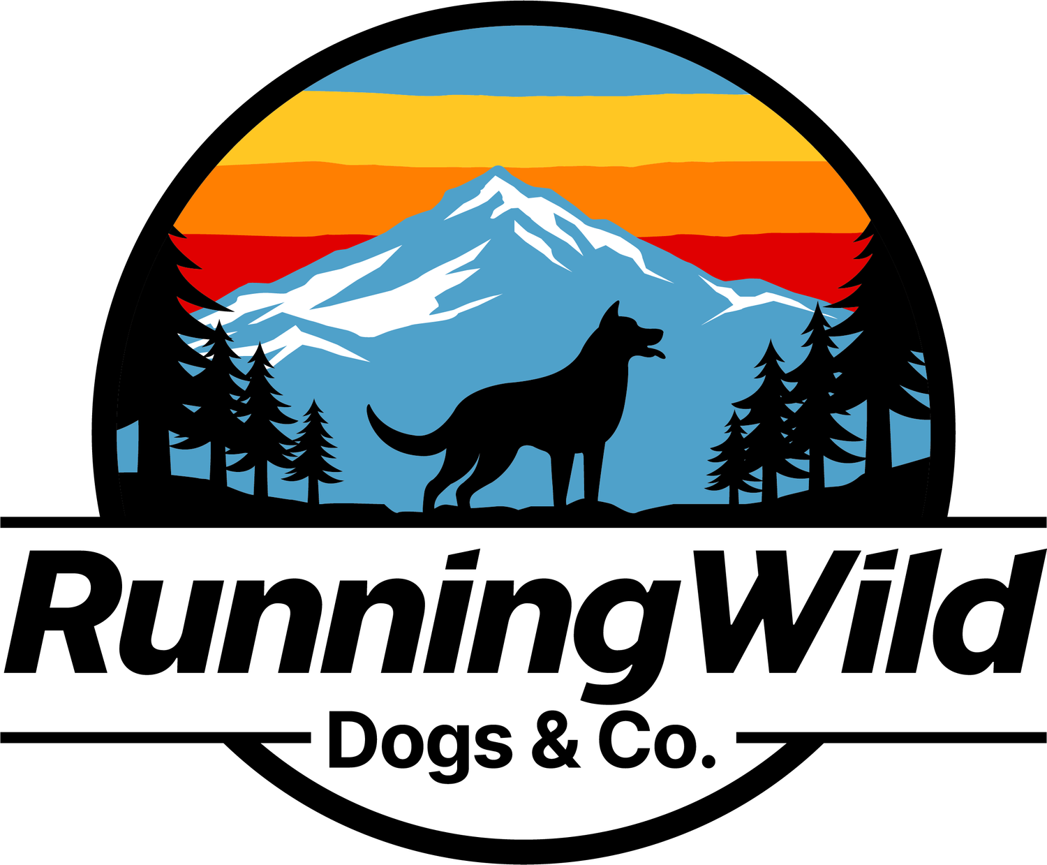 RunningWild Dogs & Co. logo