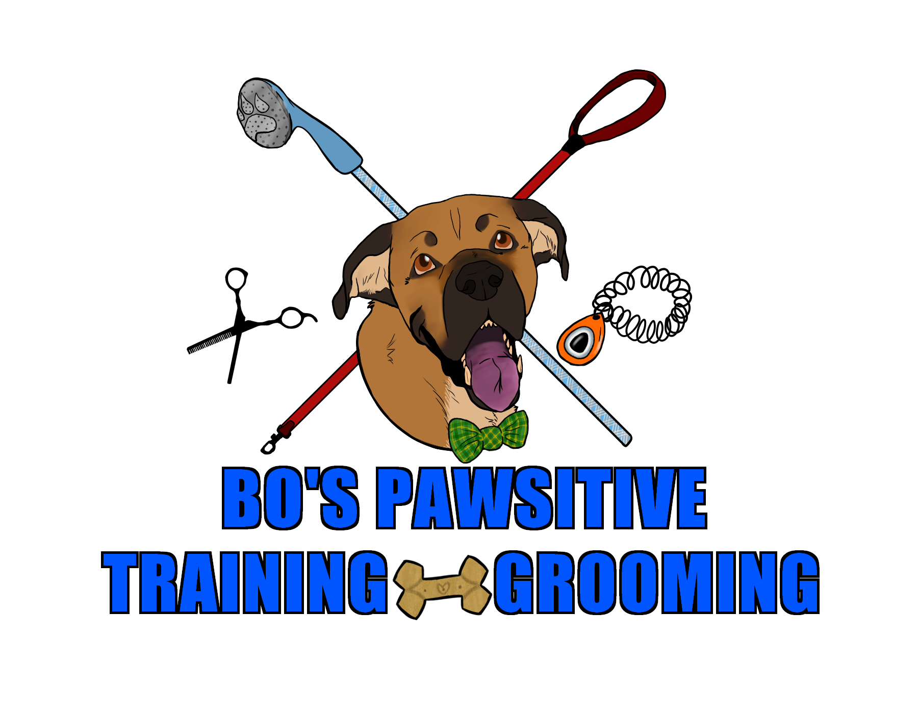 Bo’s Pawsitive K9 Services logo