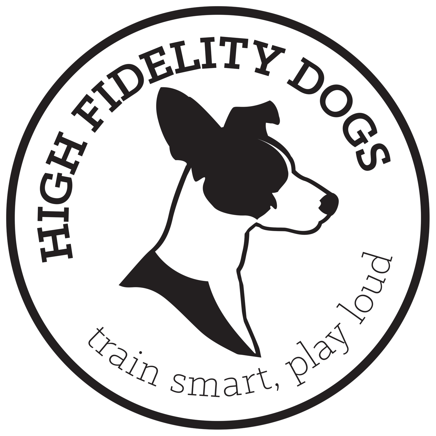 High Fidelity Dogs logo