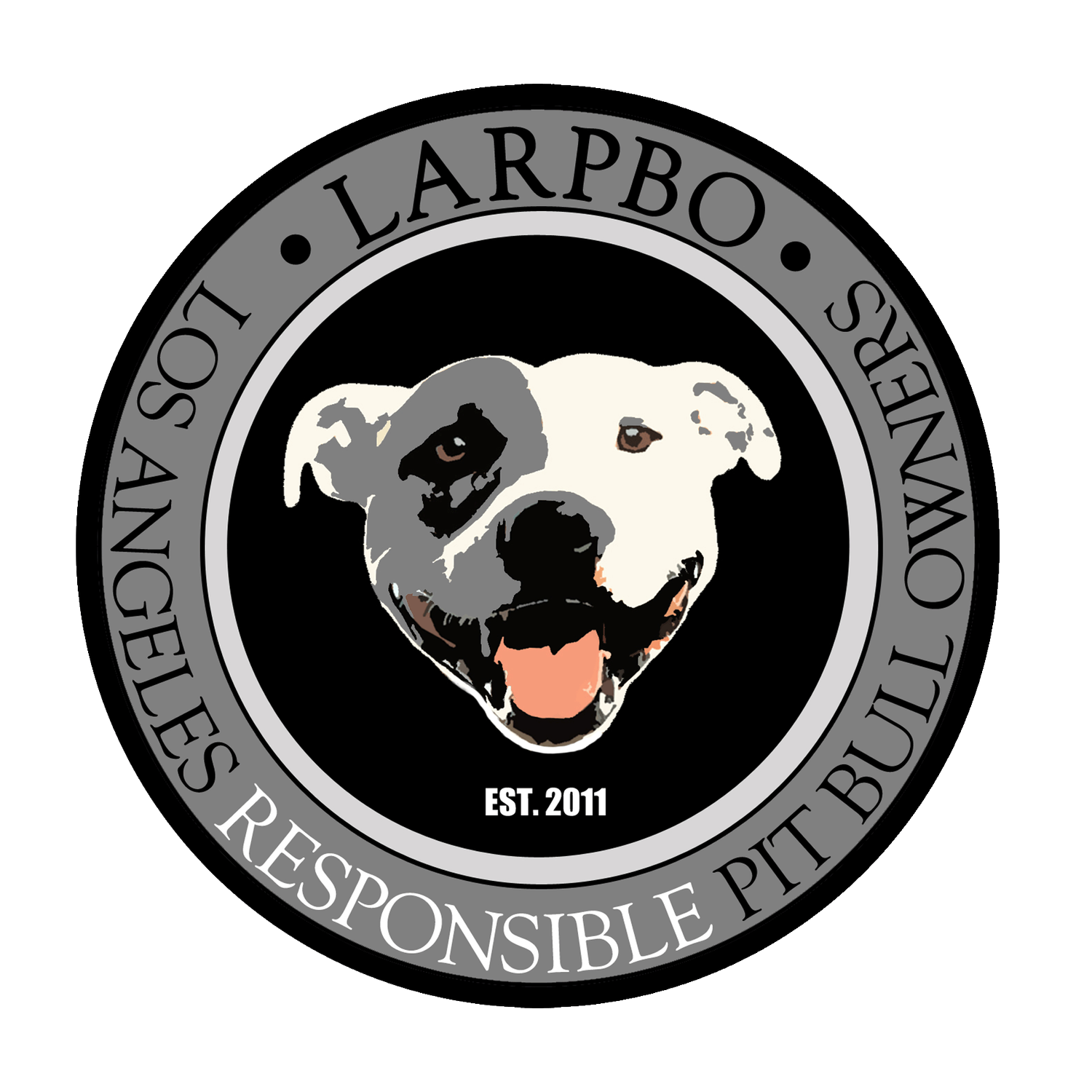 LARPBO Los Angeles Responsible Pit Bull Owners logo
