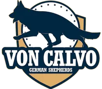 Von Calvo German Shepherds/Black Label German Shepherds® logo