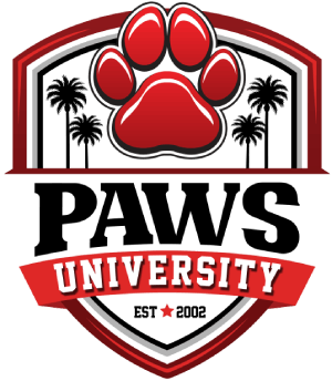 Paws University logo