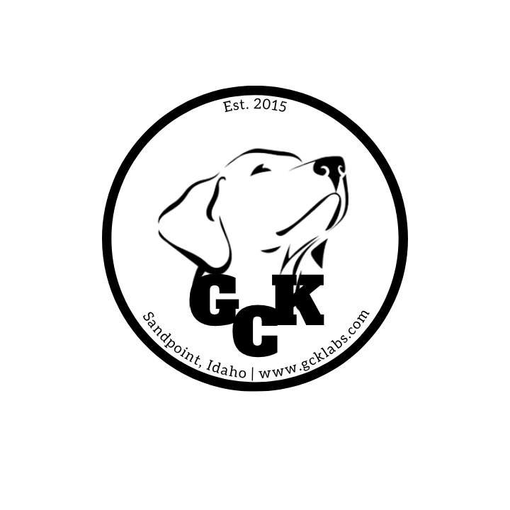 Gold Creek Kennel (GCK) logo