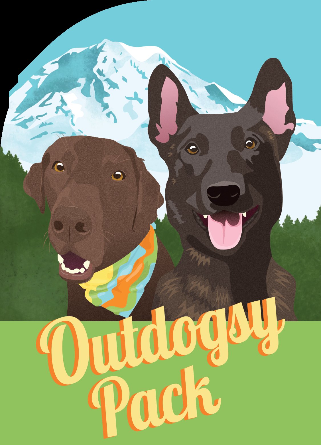 Outdogsy Pack logo