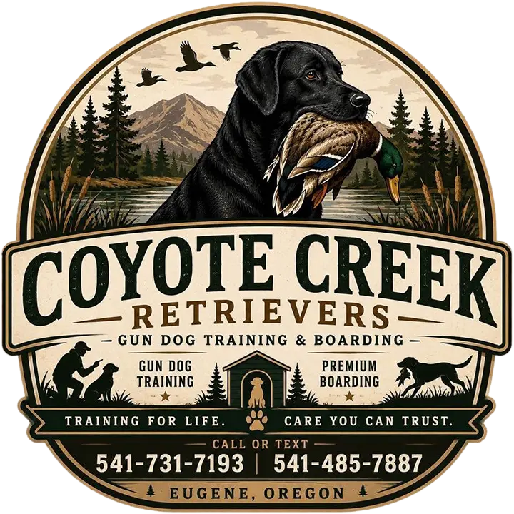 Coyote Creek Retrievers | Training • Breeding • Boarding logo