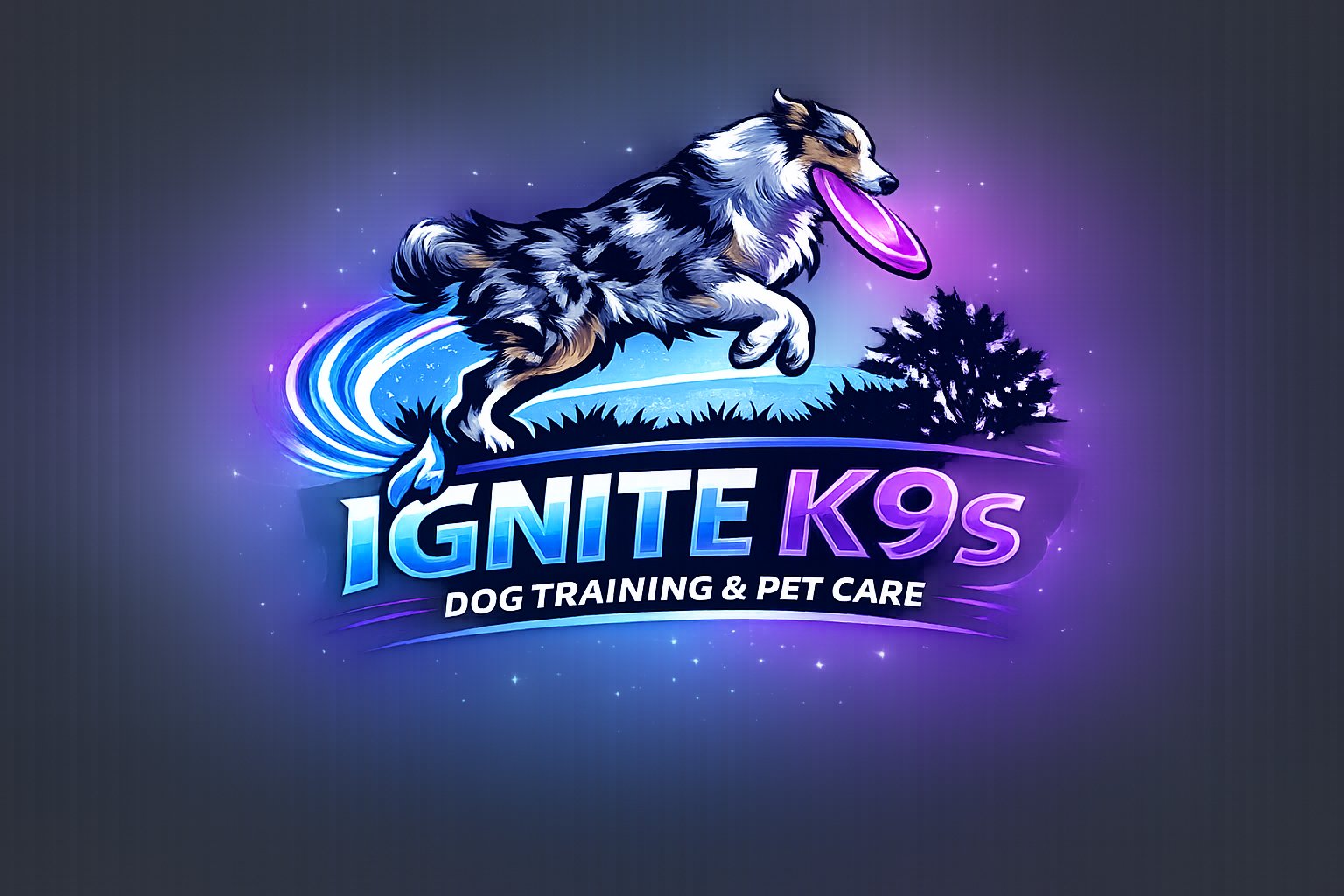 Ignite K9s Dog training and Pet care logo