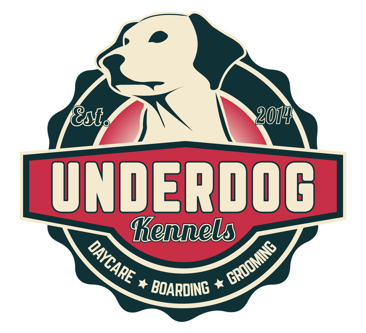 Underdog Kennels Dog Daycare and Boarding logo