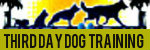 Third day dog training