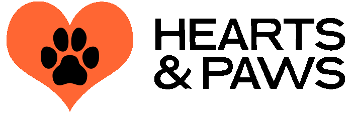 Hearts and Paws logo