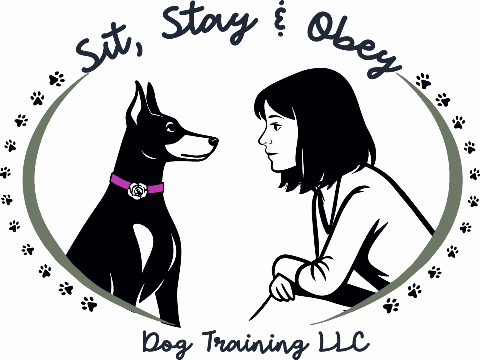 Sit, Stay & Obey Dog Training logo
